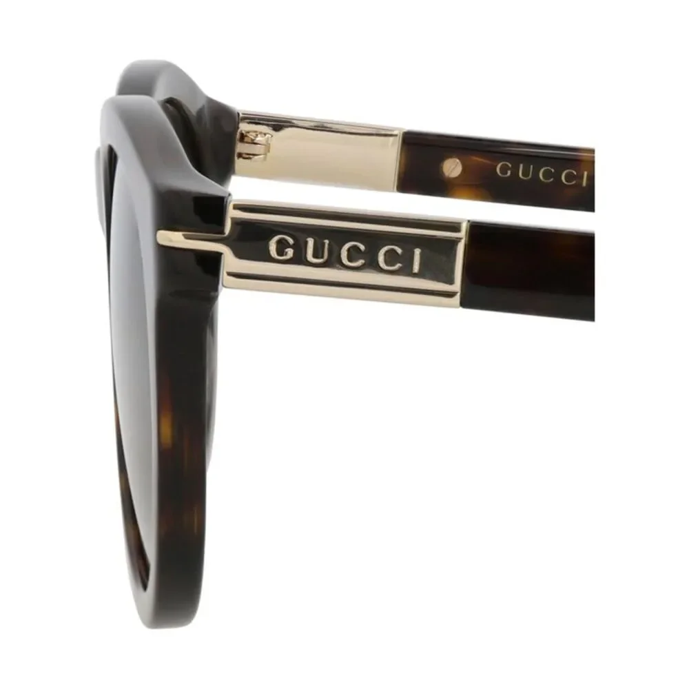 Gucci Round-Frame Recycled Acetate Sunglasses Multi Mens
